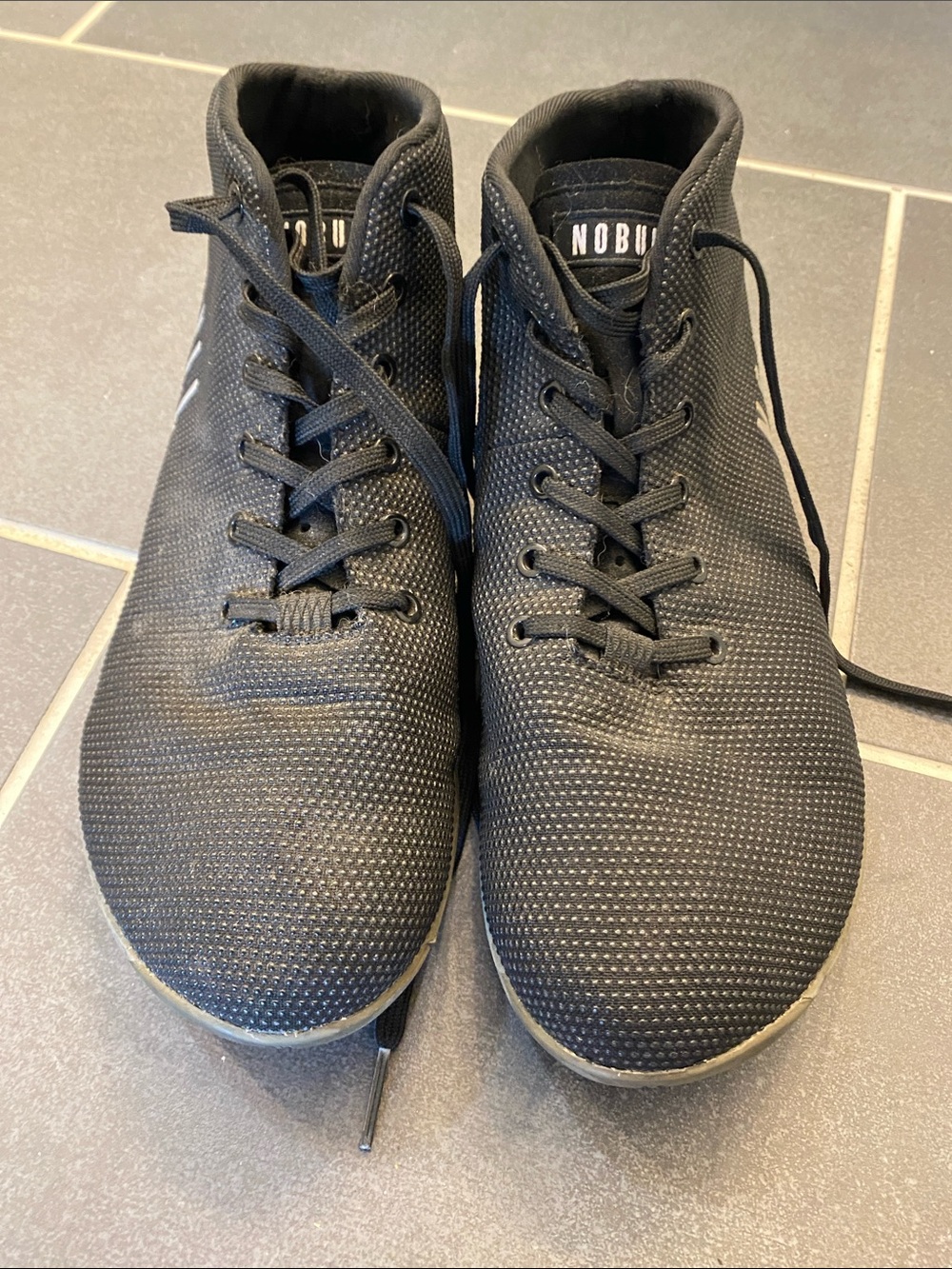 NOBULL Midi Men’s Sz 13 Black Athletic Trainer Shoes